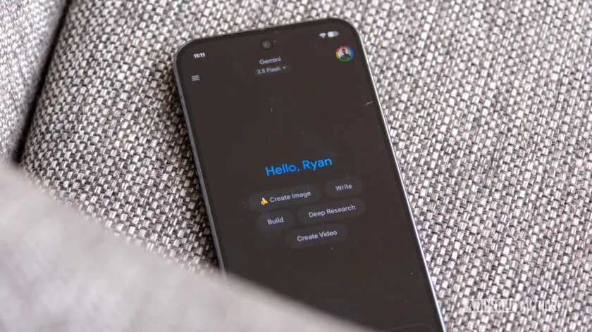 Google Gemini app redesign