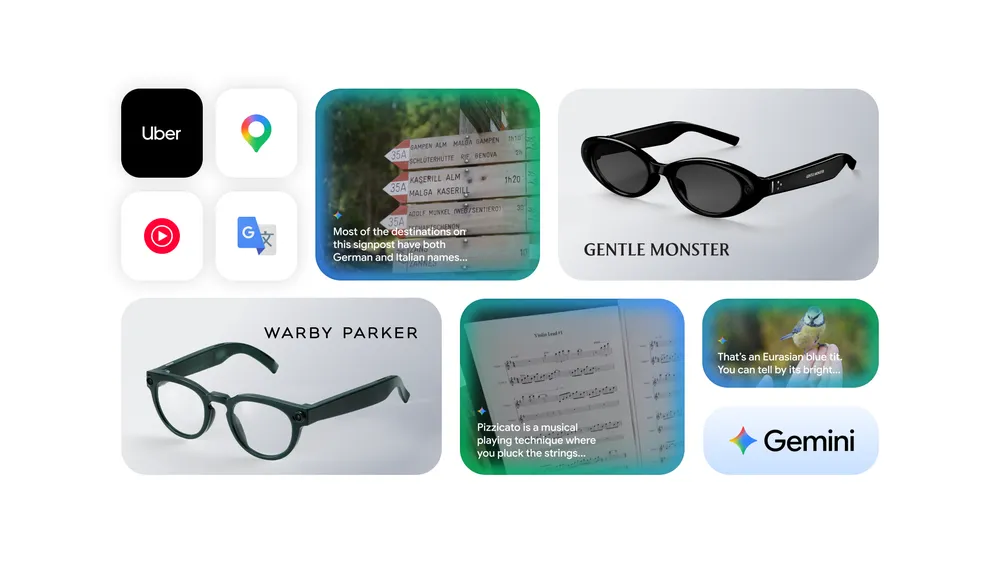 Gafas inteligentes Android XR de Google