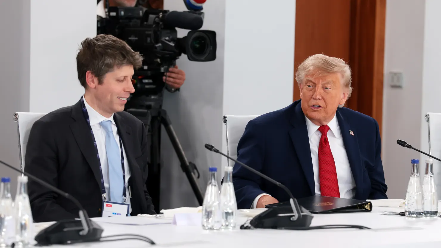 Amodei, Altman y Hassabis en el almuerzo del G7 con Trump