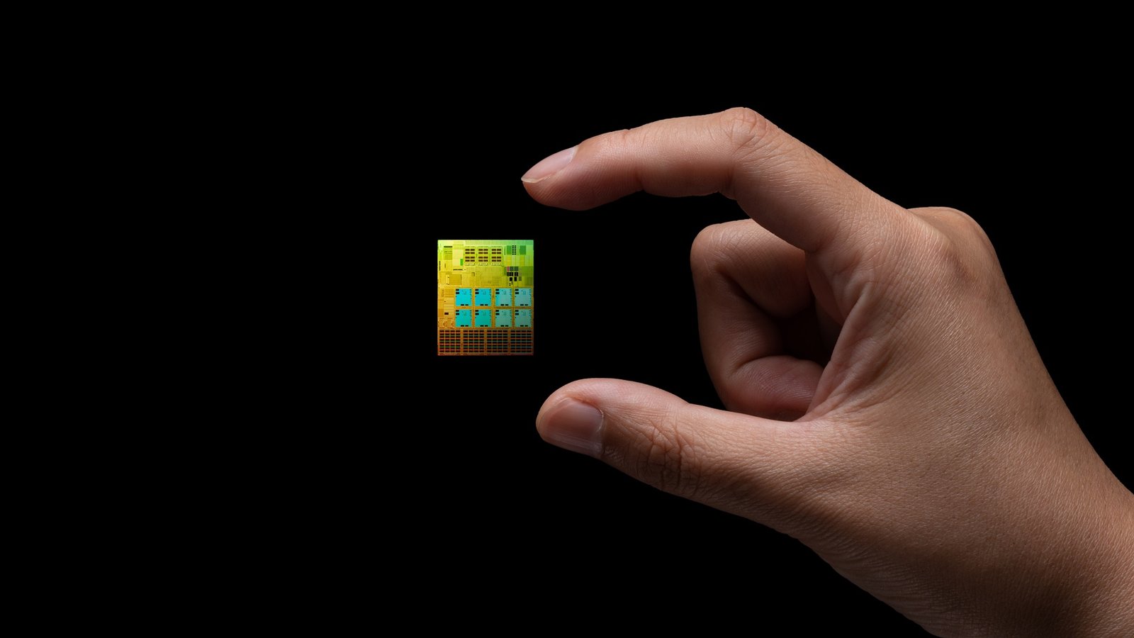 Representación de un semiconductor chip fabricado en China