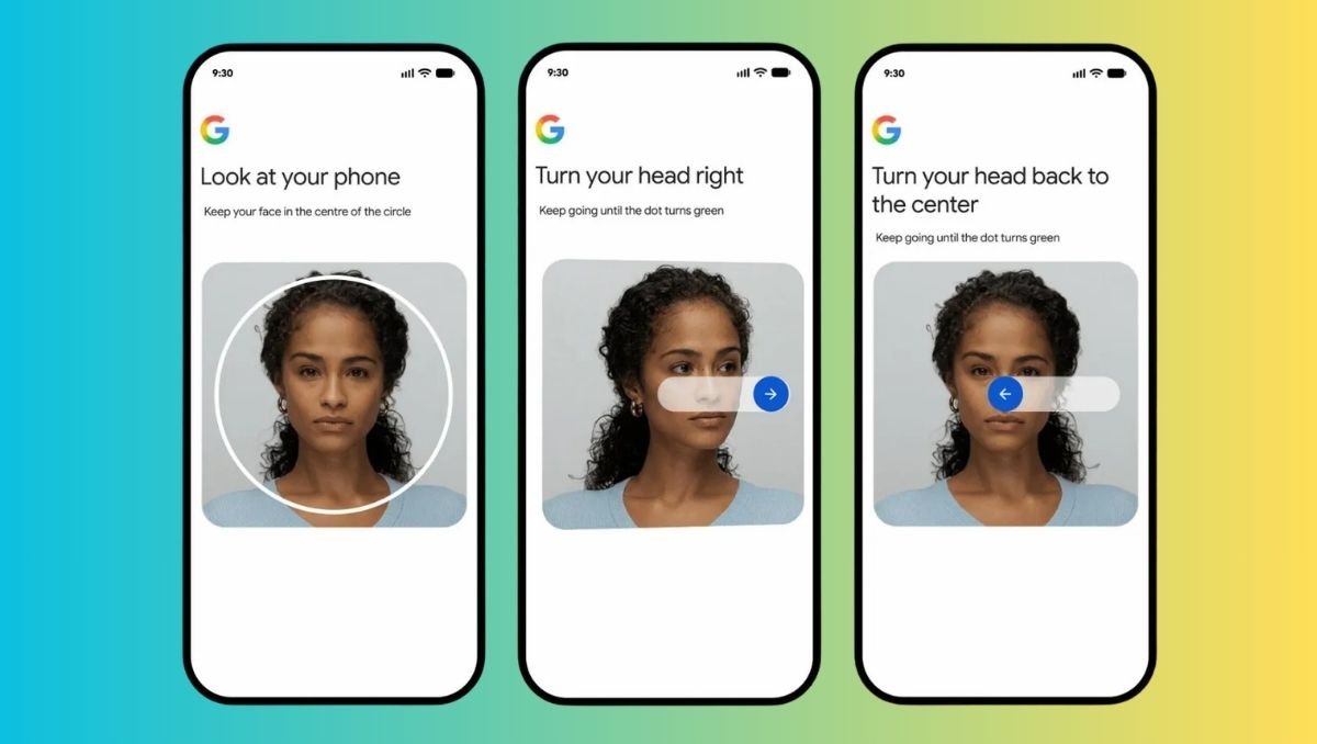 Persona grabando un video selfie con su celular para verificar su identidad