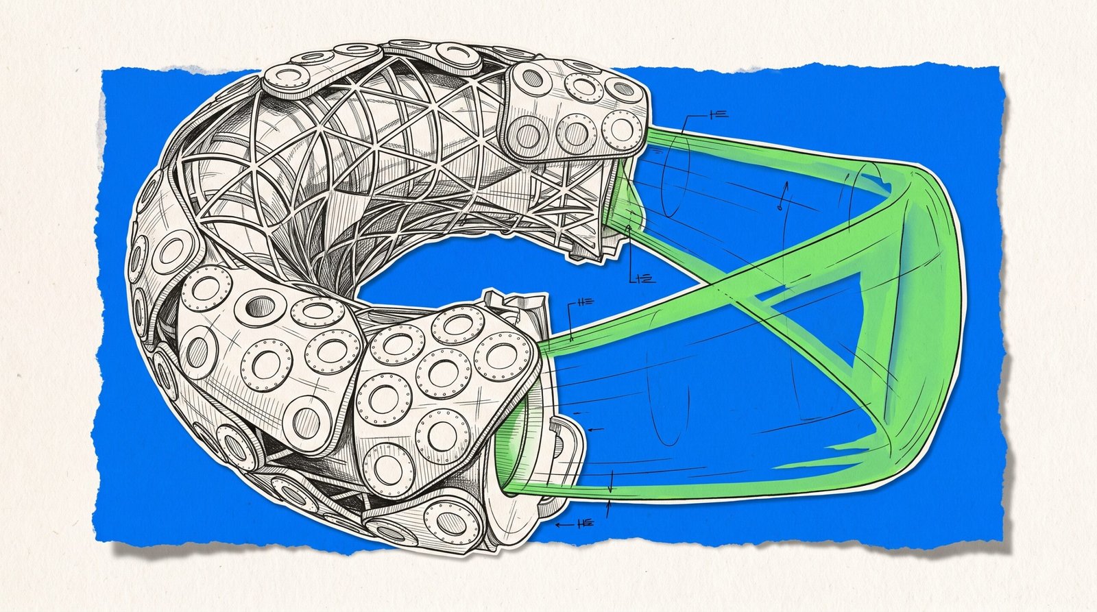 Diseño conceptual del reactor de fusión Helios de Thea Energy